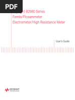 Keyseght B2980-Electrometer