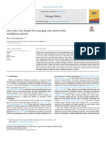 How Policy Has Shaped The Emerging Solar PV