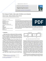 Fire Design of Timber Slabs Made of Hollow Core Elements