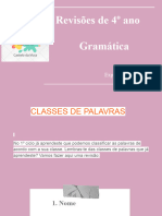 Revisões de Gramatica 4º Ano