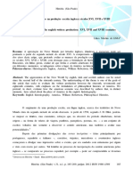 O Mundo Americano Na Producao Escrita Inglesa: Seculos XVI, XVII e XVIII