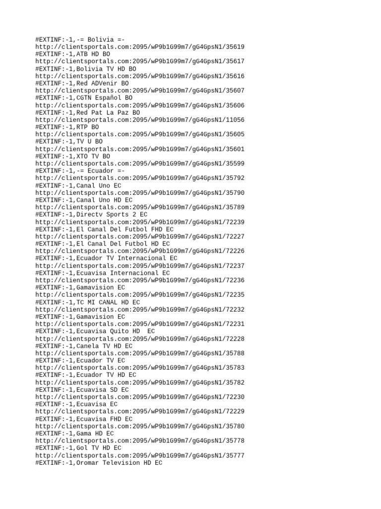 LAT M3u File 1 05 10 2023 PDF Univision Entertainment Companies Of The United States