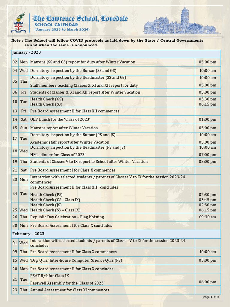 Calendar 2023 2024 lawrence PDF
