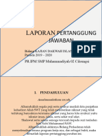 Laporan Pertanggung Jawaban: PR - IPM SMP Muhammadiyah 02 Cileungsi