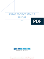 SMDM Project Sample Report