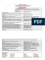 2023 - 2024 Distance Education Academic Calendar - 0