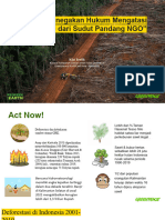Kiki Taufik Greenpeace Kinerja Penegakan Hukum Mengatasi Deforestasi Sudut Pandang Ngo