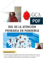Presentacion - Rol de La APS EN PANDEMIA