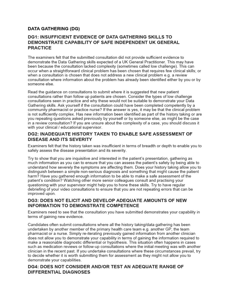 Rca Marking Guide PDF Medical Diagnosis Physical Examination