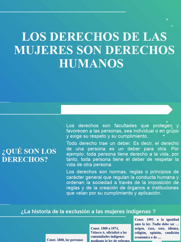 Derechos de la Mujer: Protección y Normas | PDF | Derechos | Mujer