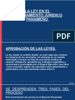 La Ley en El Ordenamiento Jurídico Panameño