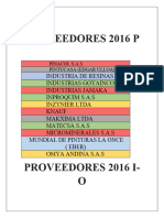 Archivo Proveedores