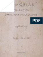 Memorias Del General Daniel Florencio O'LEARY