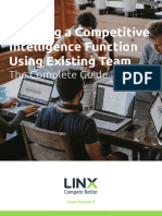 The Ultimate Guide To Creating A Competitive Intelligence Function Using Existing Team