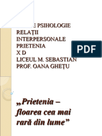 Ghetu Oana Prietenia