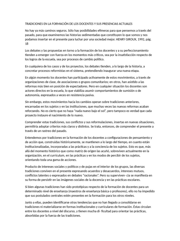 Davini 1 PDF Enseñando Plan de estudios