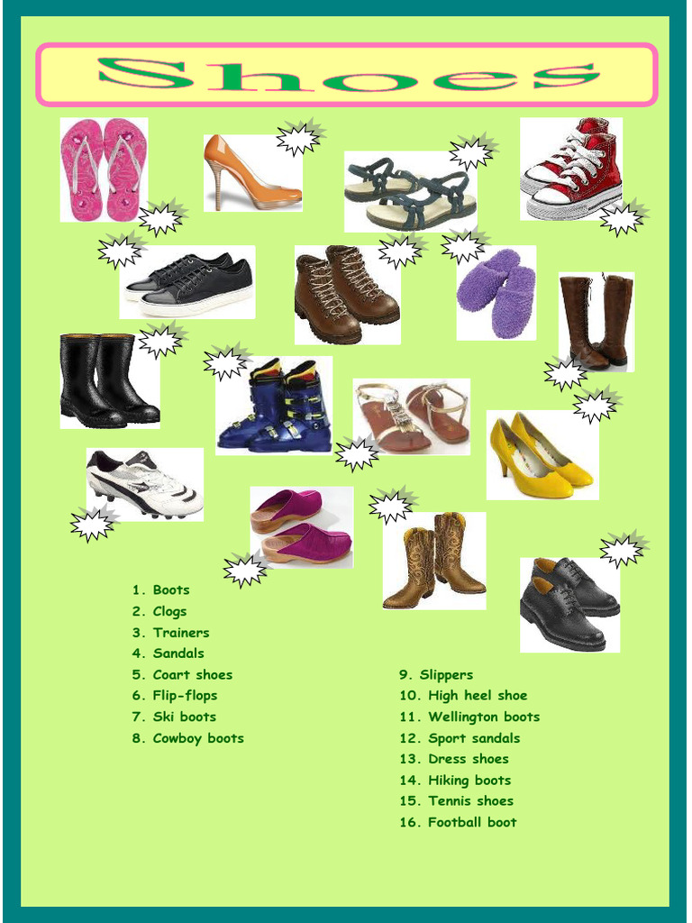 Types of Footwear Overview | PDF