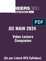 Jee Main 2024 Video Lecture Companion