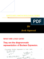 Gates and Laws in Boolean Algebra