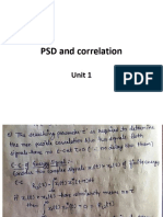 PPT on PSD and Corelation Second