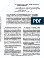 Epand Et Al 2002 Role of Prenylation in The Interaction of The A Factor Mating Pheromone With Phospholipid Bilayers