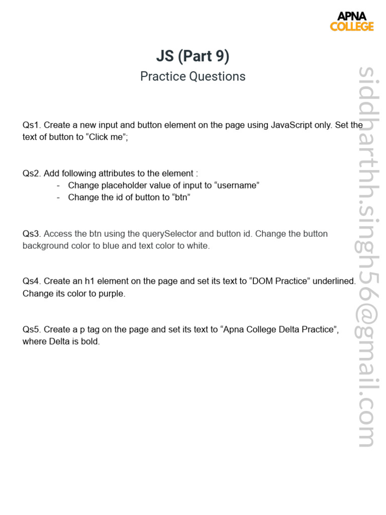 JS Part 9 (QS) | PDF