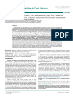 Evaluation of Antimicrobial Antiinflammatory and Antioxidative Properties Artemisia Afra Gunnera Perpensa and Eucomis Autumnalis 2155 9600.1000312