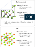 Exemplos de Estruturas - Solidos Ionicos