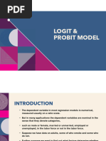 Logit & Probit Model