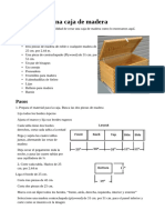 Como Hacer Una Caja de Madera