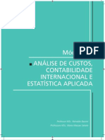 Analise de Custos Contabilidade Internacional e a Aplicada