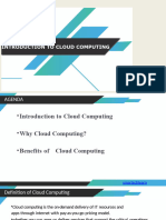 1-Introduction To Cloud Computing