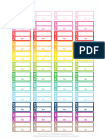 PDF Class Schedule Stickers - by Lovely Planner