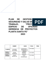 Plan de Gestión de SSL PREVENCION DE RIESGO