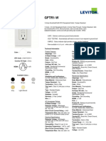 Product Spec or Info Sheet - GFTR1-W