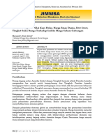 Analisis Pengaruh Nilai Tukar, Emas THD Ihsg, Haryanto 2021