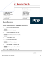 WH Questions Exercises 1 - GrammarBank