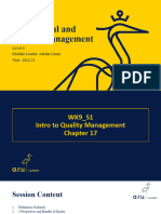 WK9 - S1 - Intro To Quality Management - 2223 - Tri 1