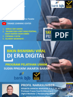 Materi Pelatihan Digital Marketing SUDIN PPKUKM Jakarta Timur