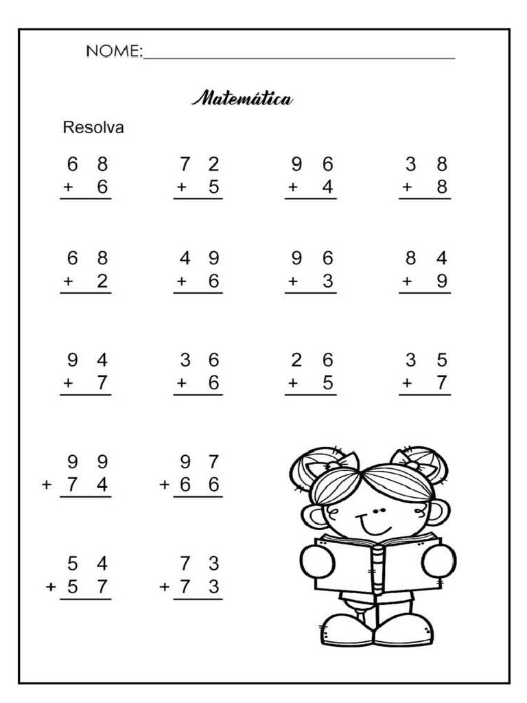 Matematica Adição 2 Ano | PDF