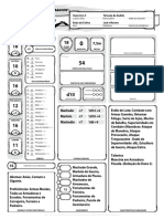 D&D 5E - Ficha Editável - Guerreiro 5