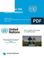 Mc-Editing For The United Nations