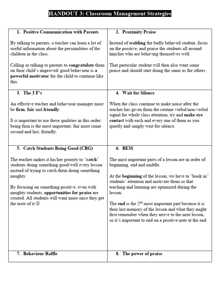handout-3-classroom-management-strategies-pdf-classroom-management