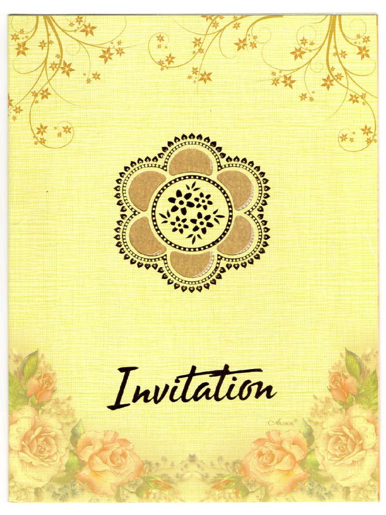 Marriage Invitation | PDF