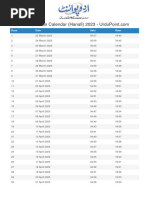 Shahkot Ramadan Calendar 2023 Urdupoint