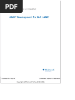 Abap Development For Sap Hana-Paid