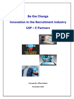 Be The Change - Innovation in The Recruitment Industry - 2016 Ver 1.2