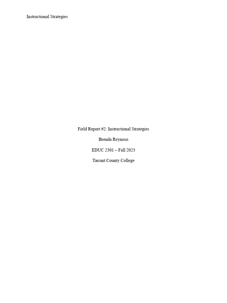 field report 2 bhes PDF