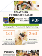 Pelatihan Fotografi Dasar Kel. Beji