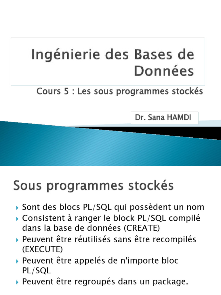 Pl Sql Cours Pdf , Cours SQL – PKTLTX